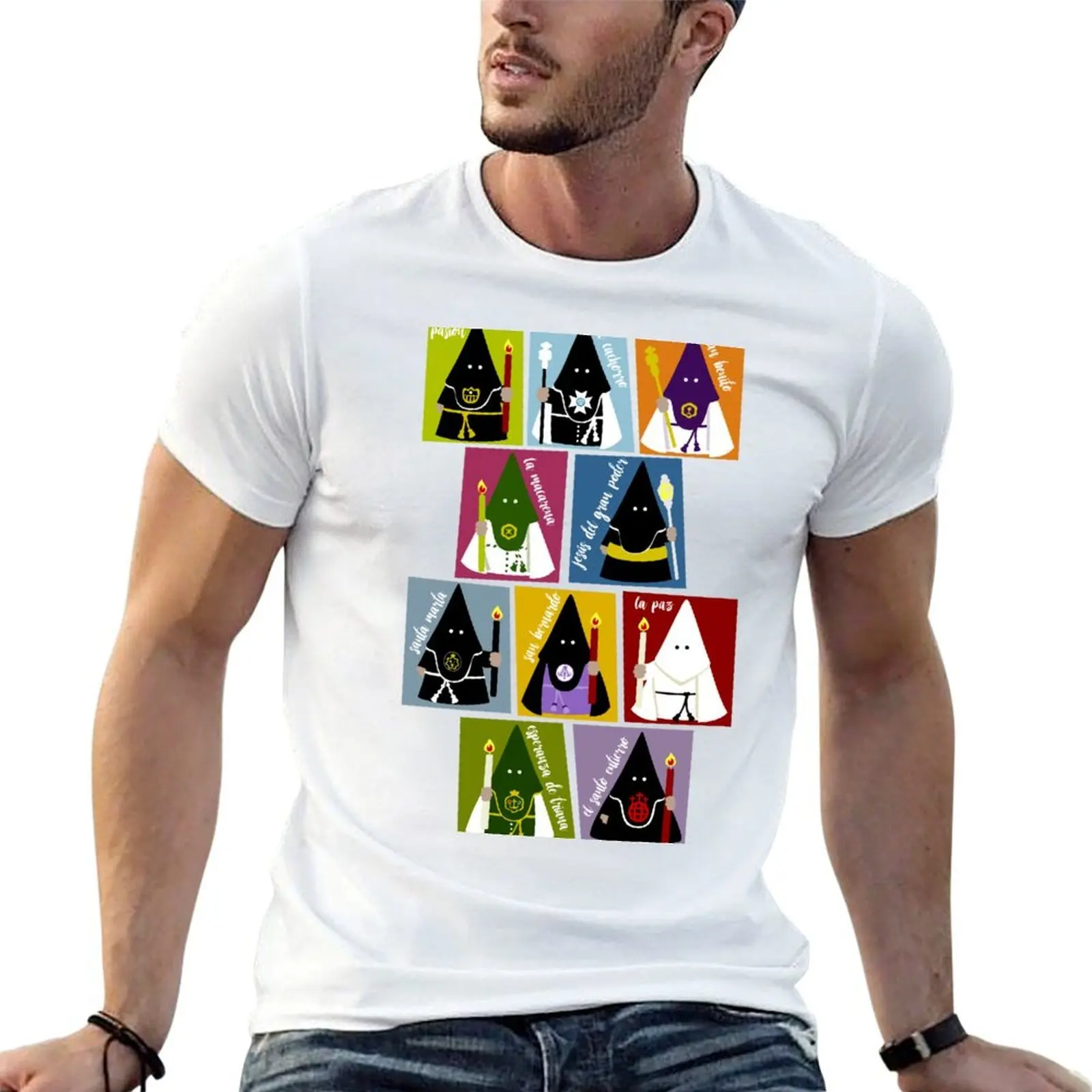 Seville Holy Week T-Shirt Funny t-shirts anime heavy weight t shirts for men