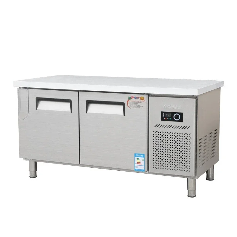 

Refrigerated and fresh-keeping workbench, commercial refrigerated and frozen dual-temperature dual-control console