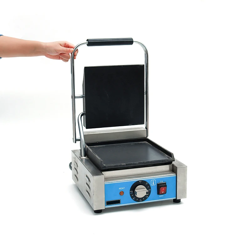 

Commercial smokeless Sandwich Grills Detachable Chicken Steak Press digital Griddle Panini Contact Electric Griddle