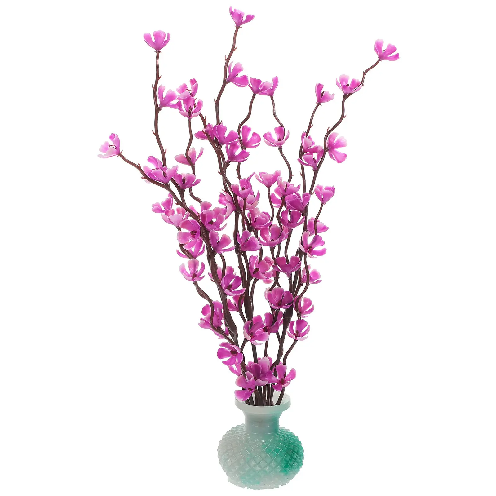 Artificial Plum Blossom Sushi Plate Decoration Realistic Sashimi Dish Flower Ornament Lifelong Use Hotel Restaurant Food