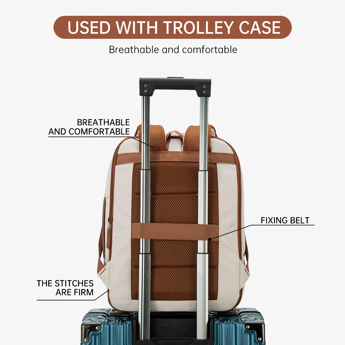 Multifunctional Backpack for Men, Large-Capacity School Bag for Female High School Students and College Students, Travel Backpack, Business Commuting Computer Bag
