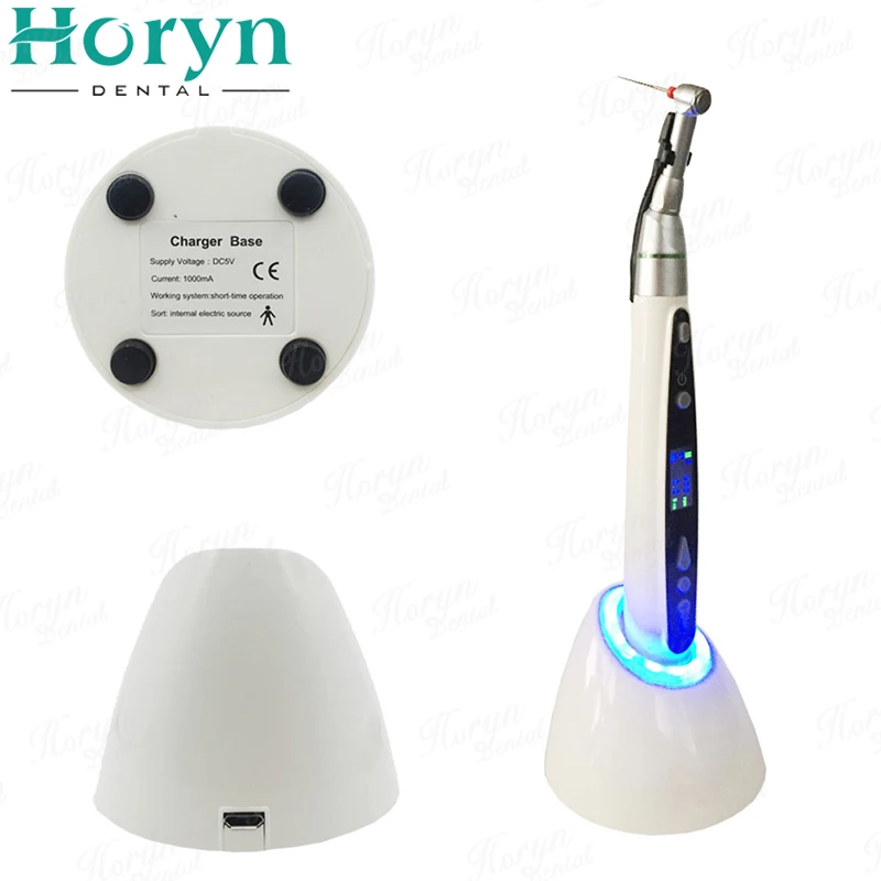 

16:1 Reduction Contra Angle Endodontic Canal Treatment Wireless Dental apex locator Endo Motor