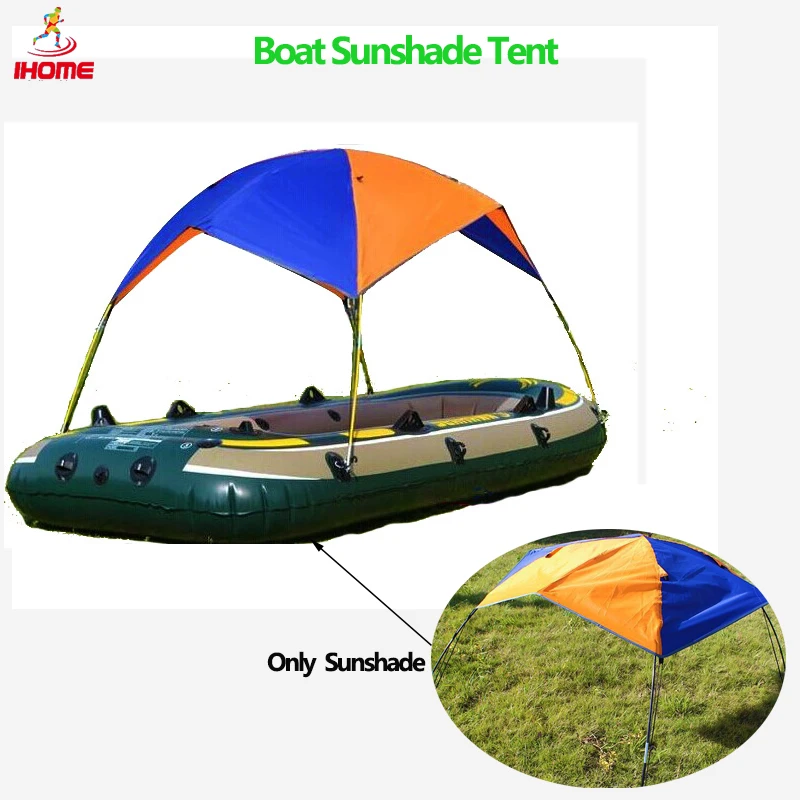 

2-4 Persons Boat Sunshade Inflatable Boat Folding Canopy Awning Tent for Intex Inflatable Boat Rubber Dinghy Awning