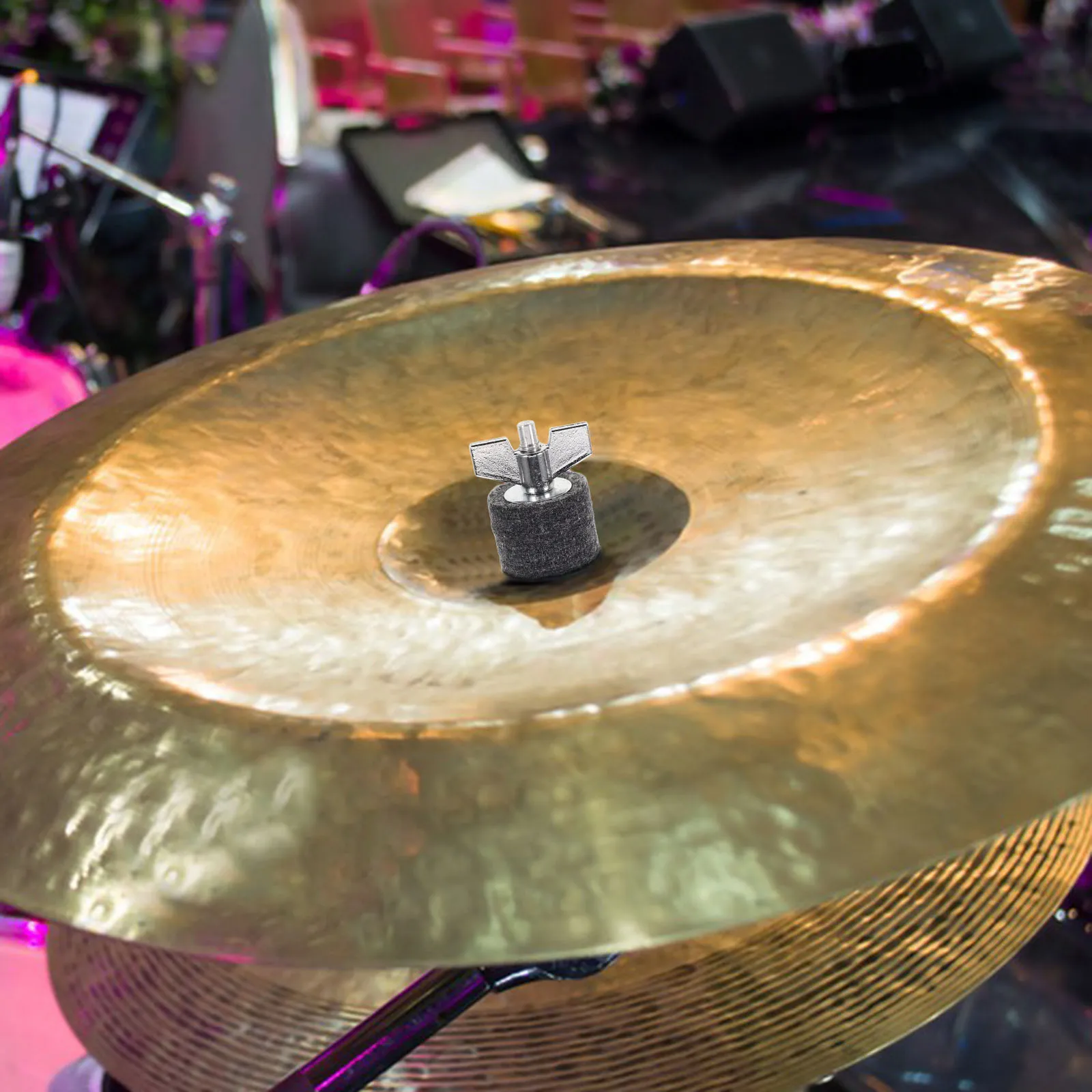 

Cymbal Stacker Alloy Felt Drum Cymbal Holder Shock Absorption Stable Buffer Percussion Parts Drum Kit Accessories