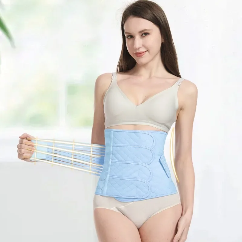 New Postpartum Breathable Set Abdominal Strap for Pregnant Women Postpartum Straight Section Dual Purpose Waist Belt for Women