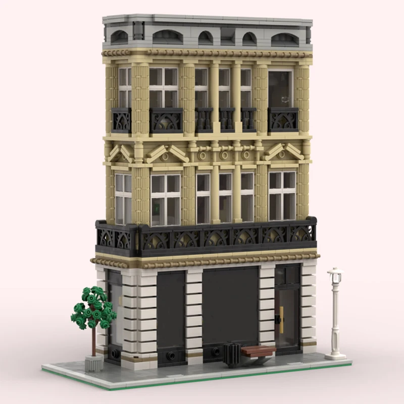 NUOVO 1808PCS Città di Vendita Caldo Street View Moc Modulare Parigino Boutique Corner negozio modello FAI DA TE idee creative ChildToy Regalo Blocco