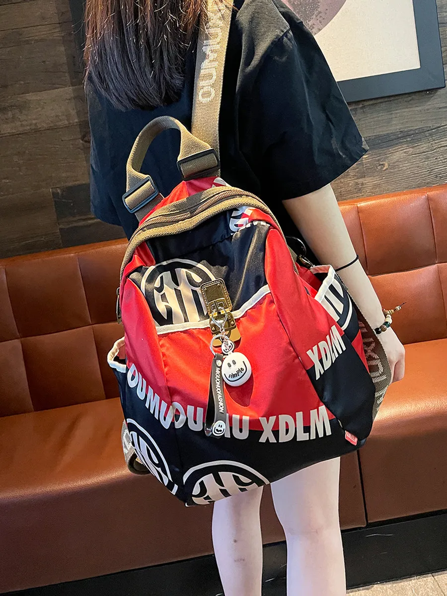 

Trendy Brand Printed Lightweight Backpack Women's New Fashion Leisure Travel Mountaineering Bag Women's Backpacks Travel Bags