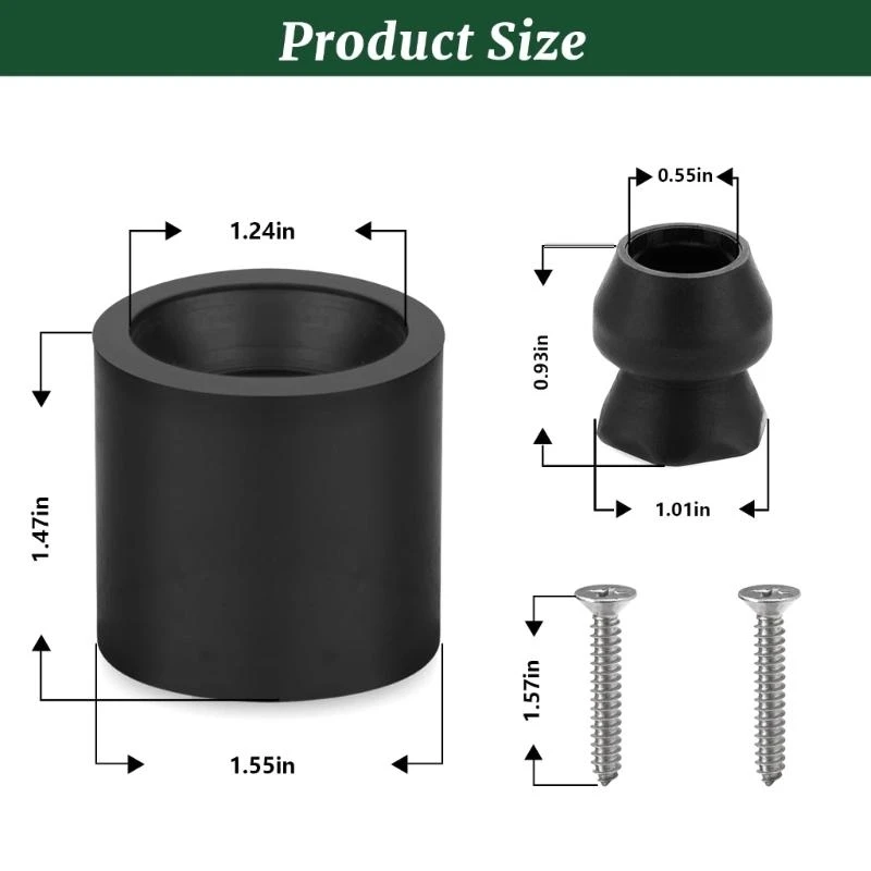 2 juegos topes puerta, limitador, soporte puerta para autocaravanas, topes para remolque, retenedor tope