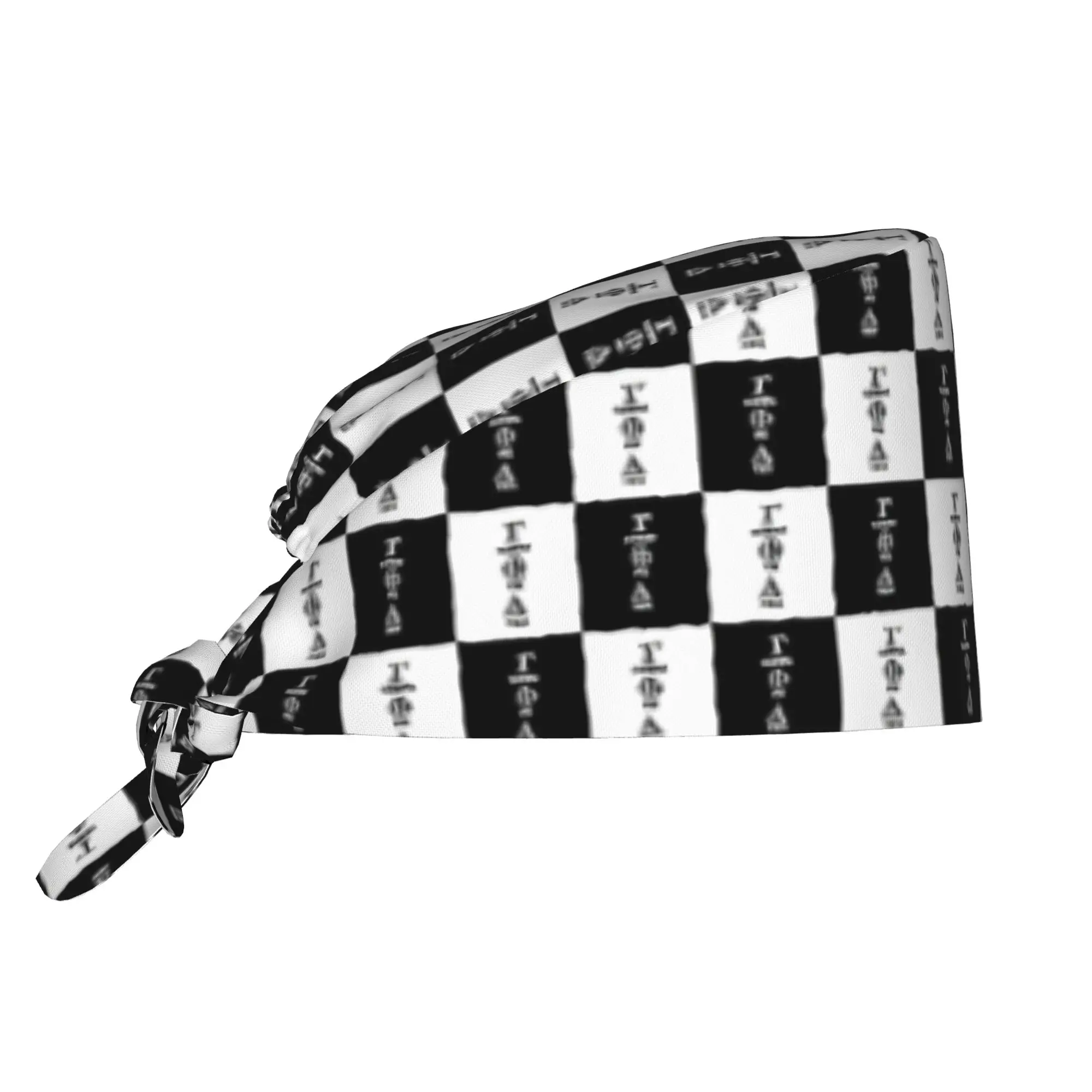 Gamma Phi Delta Checkered Plaid Cleaning Working Cap  African American Sorority 1943 Scrub Cap Surgicals Hat Nurse Scrubs Hat