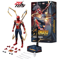 ZD Toy Spider Man No Way Home Marvel legends 1/10 Peter Parker Gold Black Red Model Action Figure Adult Collectible Toy