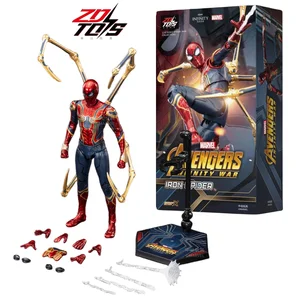 Actionfigur Marvel Legends für Erwachsene, ZD Toy, Spider-Man, kein Heimweg, Peter Parker, Gold, Schwarz, Rot, Sammelspielzeug, 1/10 8 Hauptverkaufspuppe der Black Spider Spider - №4