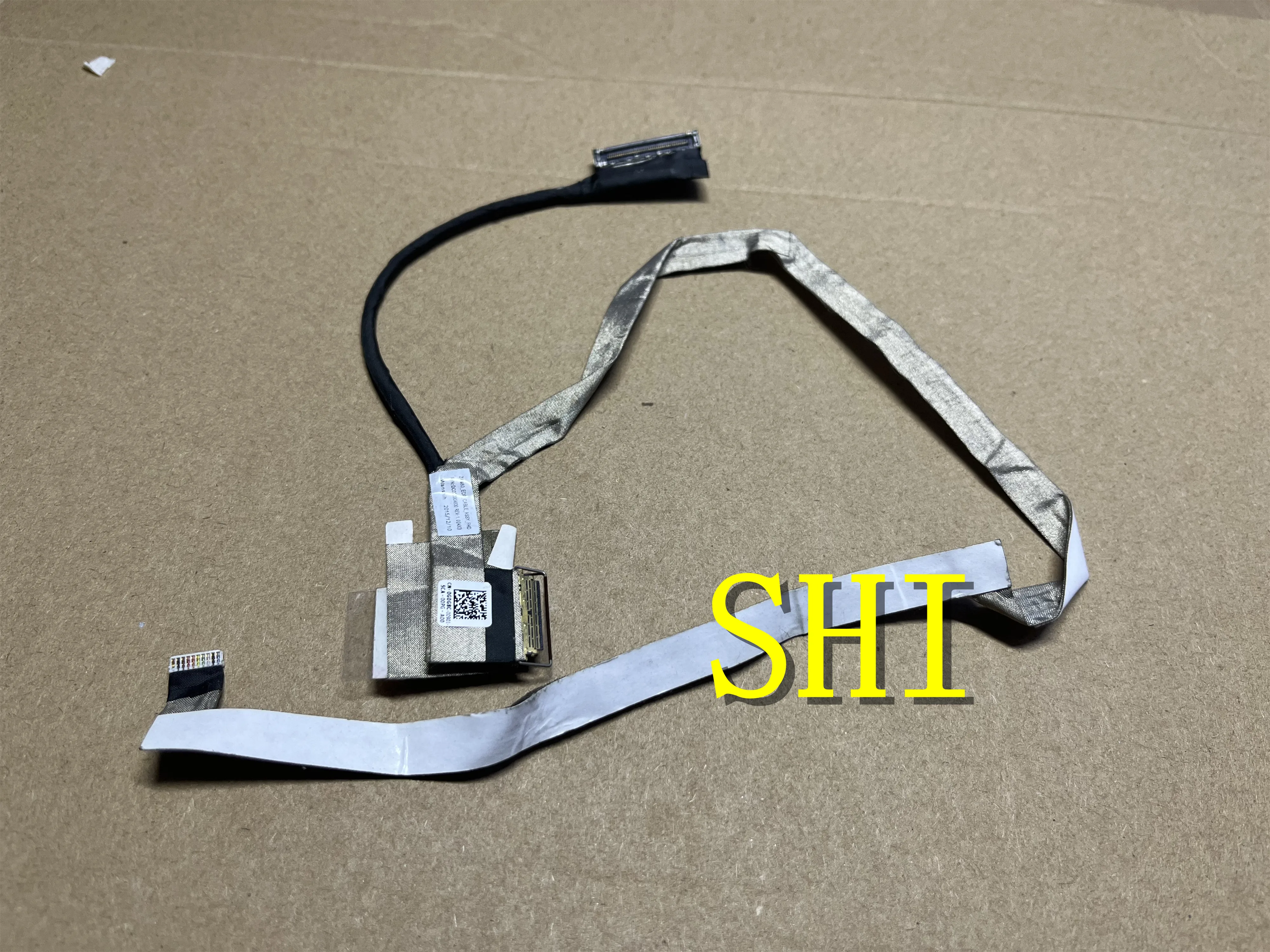 สายเคเบิล LCD ของแท้0G0G8C สำหรับ Dell ZAM80_EDP E5550 G0G8C E5450 DC02C00A600สายหน้าจอ100% การทดสอบโอเค gratis ongkir