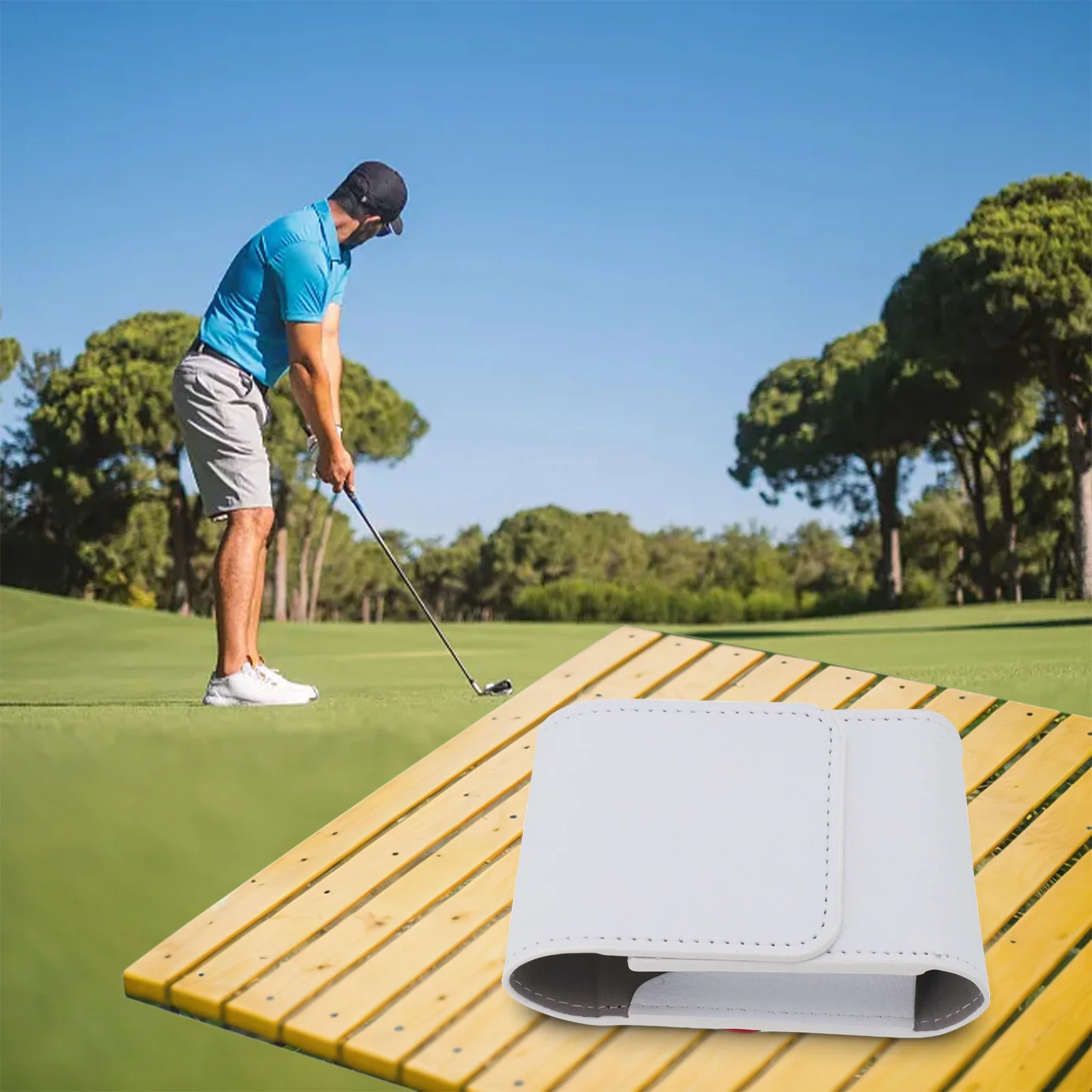 Golf-Rangefinder Hard Shell Case, Hard Golf-Rangefinder Case Range Finder Carry Bag With Buckle For Most Rangefinders (white)