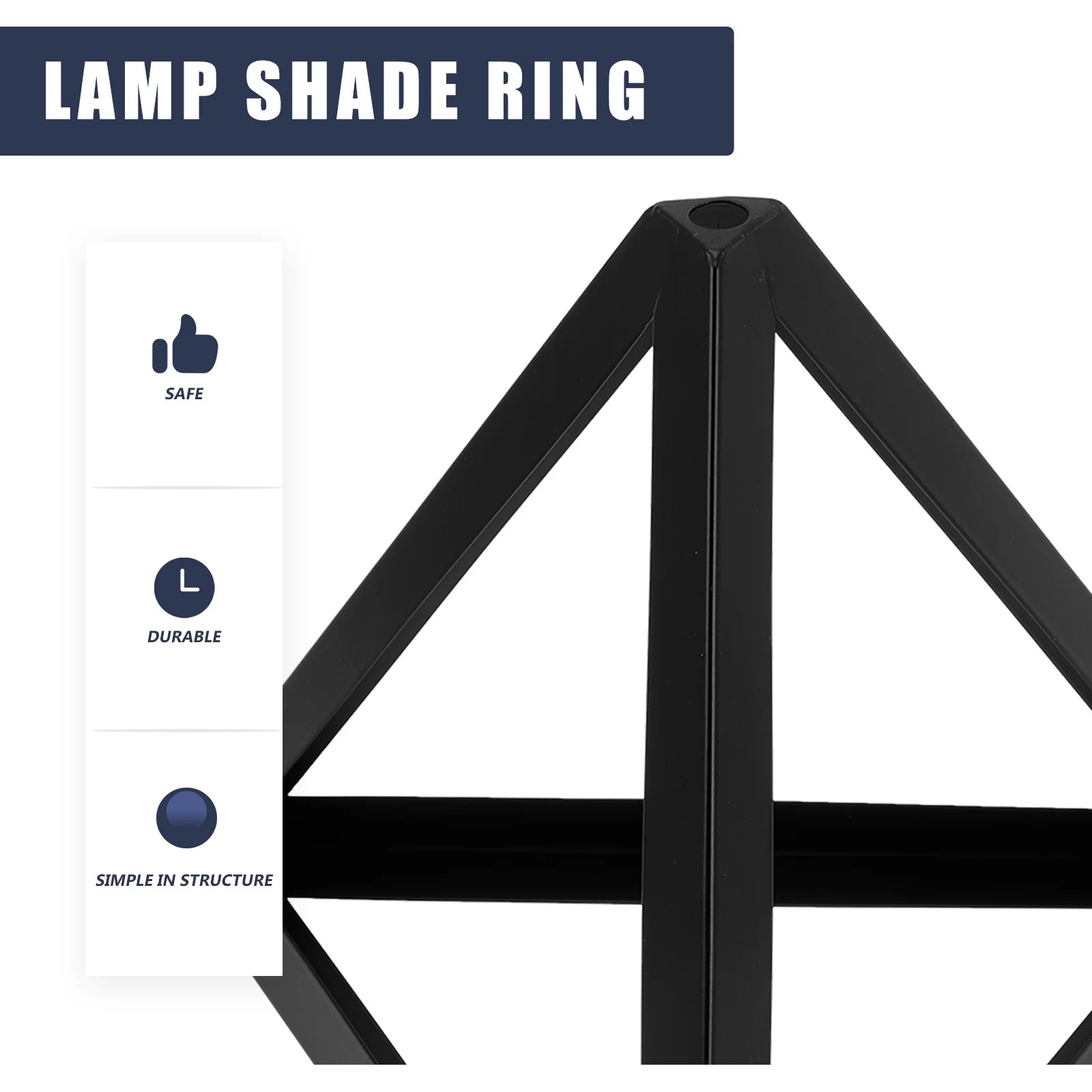 

Vintage Lamp Shade Frame 1Cm Hole Solid Cage Guard For Ceiling Lamp Shade Ring Fitter Diy Lighting Accessories