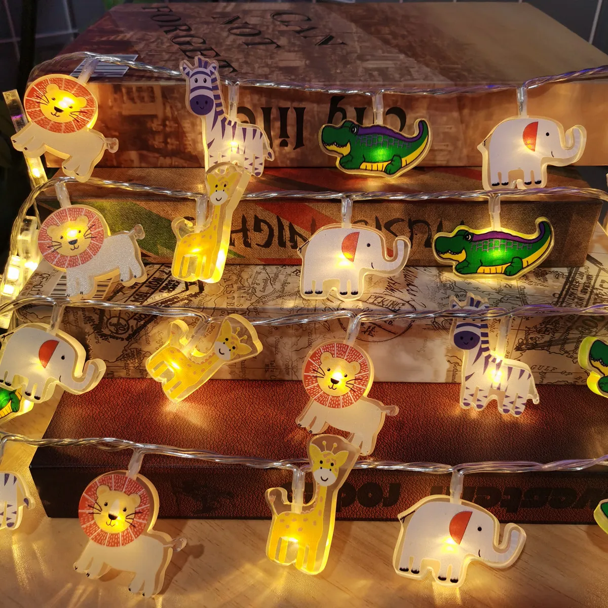 Cartoon Wild Animal LED Decora - Baby Nursery Jungle Theme ulasan dan harga