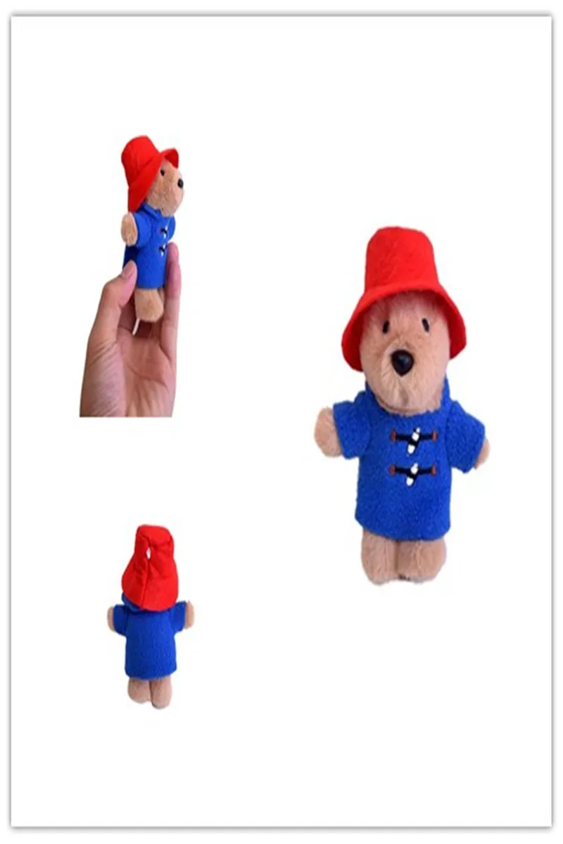 10CM Britain Paddington Bear plush dolls Kawaii Small Bear Stuffed Dolls High Quality Children Christmas Birthday Gifts