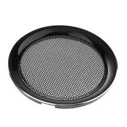 6.5 Inch Speaker Grills Cover Case for Speaker Mounting Home Audio DIY 177mm Outer Diameter Black