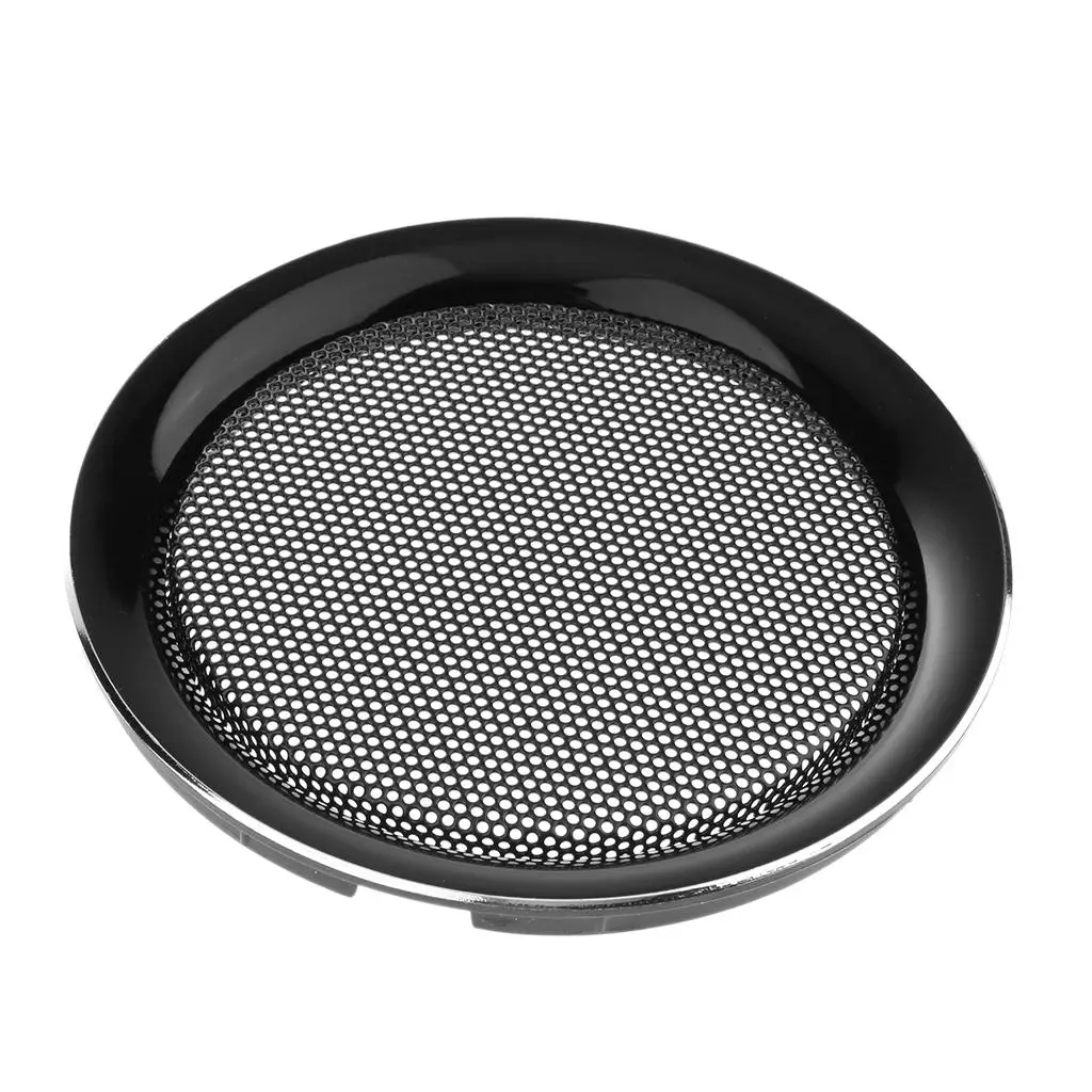 6.5 Cal osłona na grille głośnikowe do montażu domowe Audio 177mm średnica zewnętrzna czarna