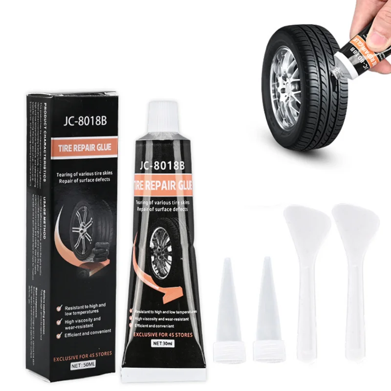 Tire Repair Tire Sidewall Repair Glue Rubber Adhesive for Car Tire, Motorcycle & Bike Tire Patch, Waterproof Flexible Sealant