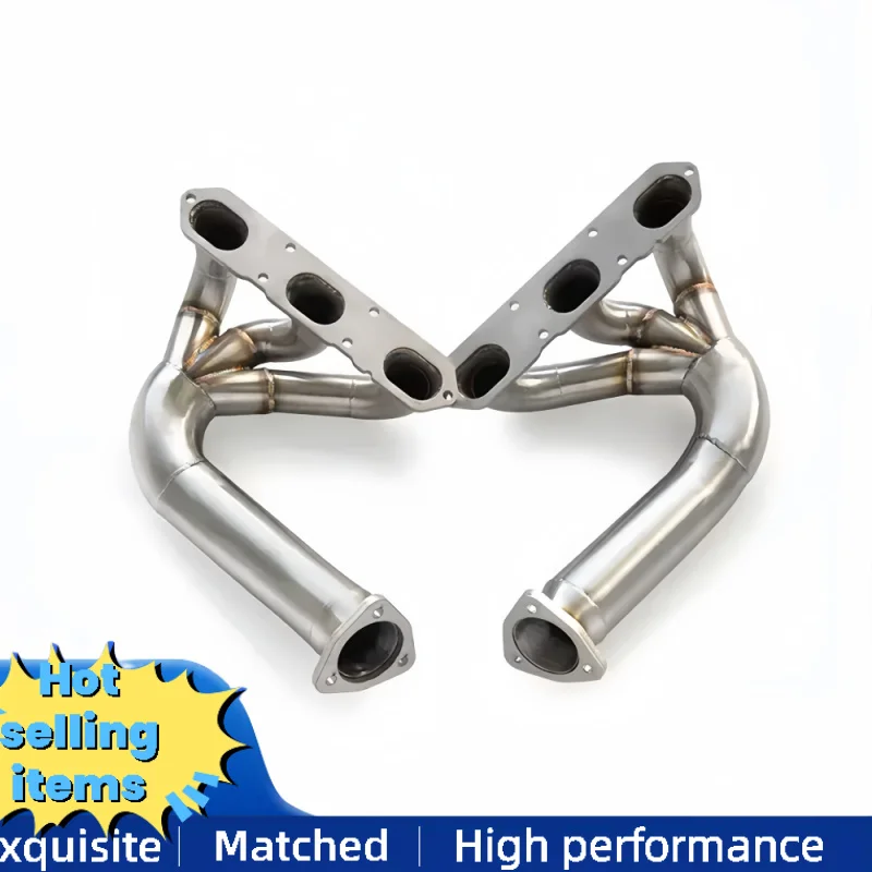 

Изготовленный на заказ выпускной коллектор для Porsche 911 997.1 3.6 2004-2009, выхлопные трубы, даунпайп, каталитический нейтрализатор, автозапчасти для тюнинга