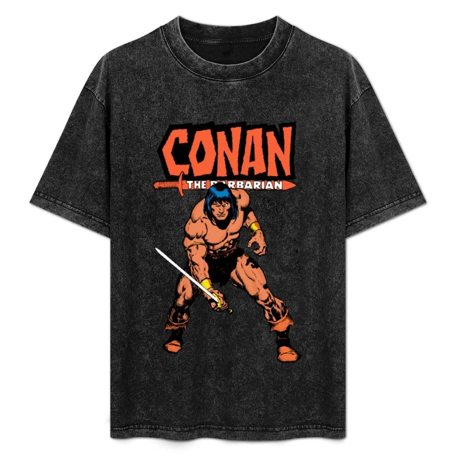 

Conan The barbarian T-Shirt anime clothes aesthetic clothes cotton man t-shirts black t-shirts for men