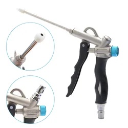 2-Way Air Blow Gun with Adjustable Air Flow Extended Nozzle Dust Cleaning Tool Dust Pneumatic Accessory