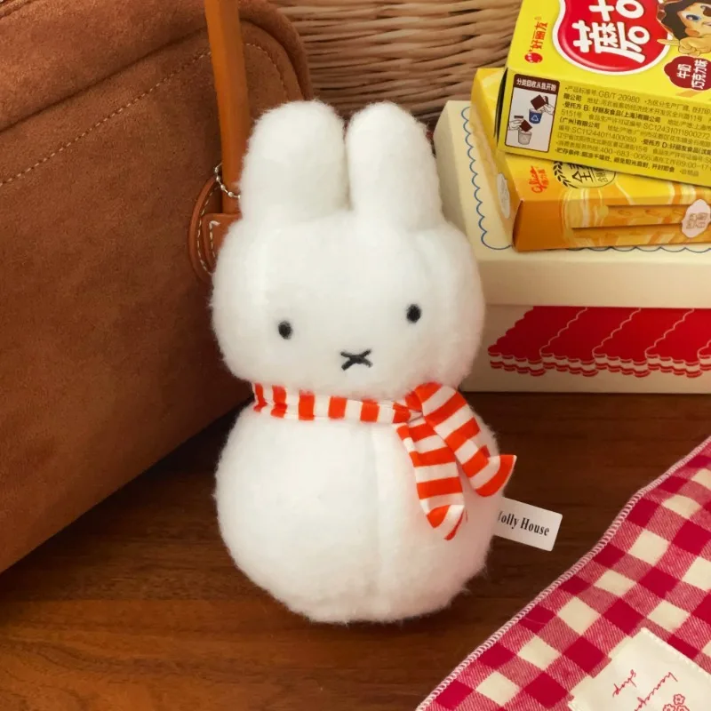 Simpatici pendenti in peluche di coniglio Miffy, mini bambole di cartone animato, zaini scolastici, borse, pendenti, portachiavi, regali per coppie