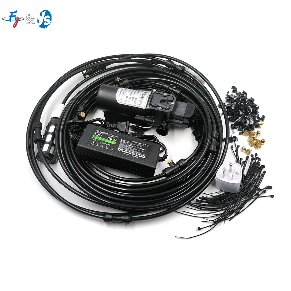 Low Pressure Outdoor Humidifying Cooling Fog System, Water Mist Humidifier Pump for Garden Cooling