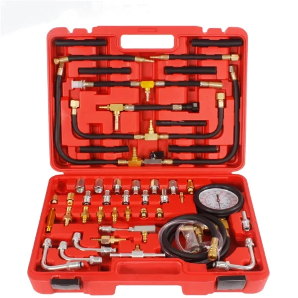 Car System Tool Set Fuel Injection Engine Oil Pressure Tester Meter Kit