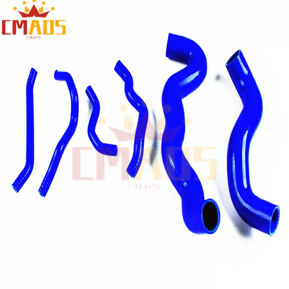For 1999-2002 Mercedes-Benz W210 E430/E55 AMG V8 / 3-PLY Silicone Radiator Coolant Hoses Kit view 2