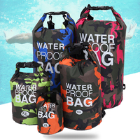 30L Waterproof Swimming Bag Dry Sack Camouflage Colors Fishing Boating Kayaking Storage Drifting Rafting Bag 2L 5L 10L 15L