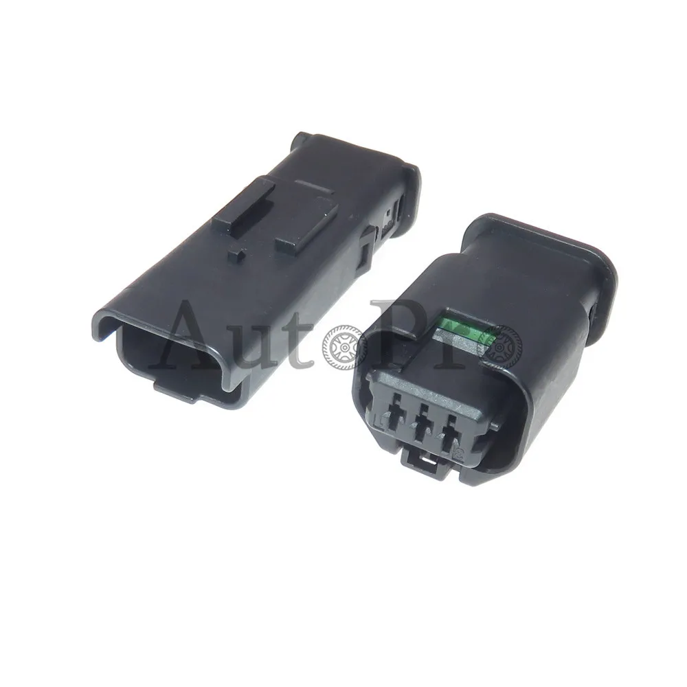 1 Set 3 Hole 1.5 Series AC Assembly Car Headlight Regulator Sensor Sockcet Waterproof Wire Plug 1801177-1 1-1801178-1