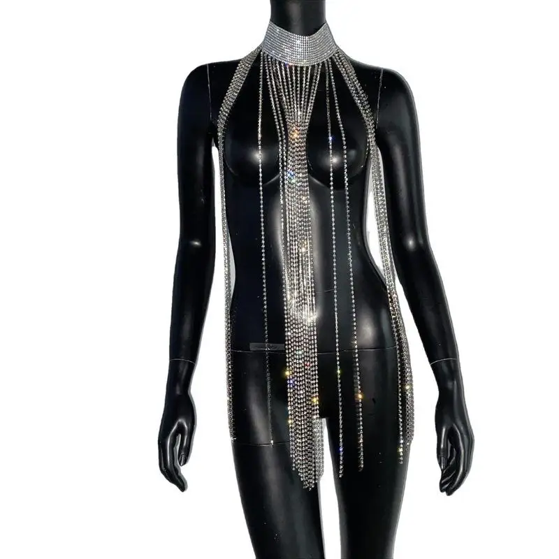 Sexy Fringe Body Chain Dr Diamond Trim Nightwear Store Hot S  Dr Hanging Ne Skirt Fringe Skirt Summer New