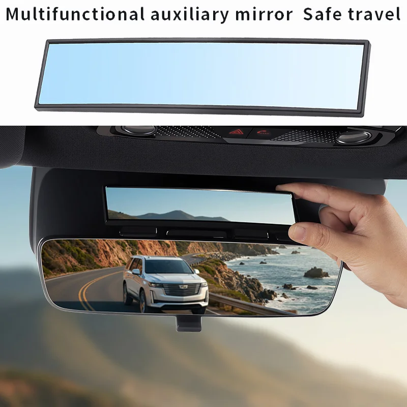 Wide-Angle Car Rear Seat Mirror Baby/Child Seat Car Safety Mirror Monitor Paste Safety Car Baby Mirror Car Interior Accessories