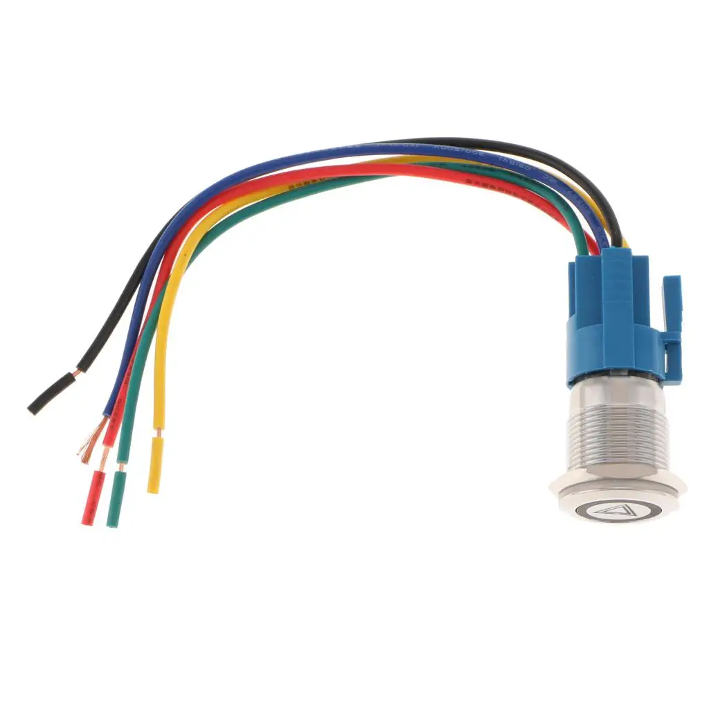 LED Voltage Hazard Warning Light Switch Flash Light Switch, LED Voltage: 12V