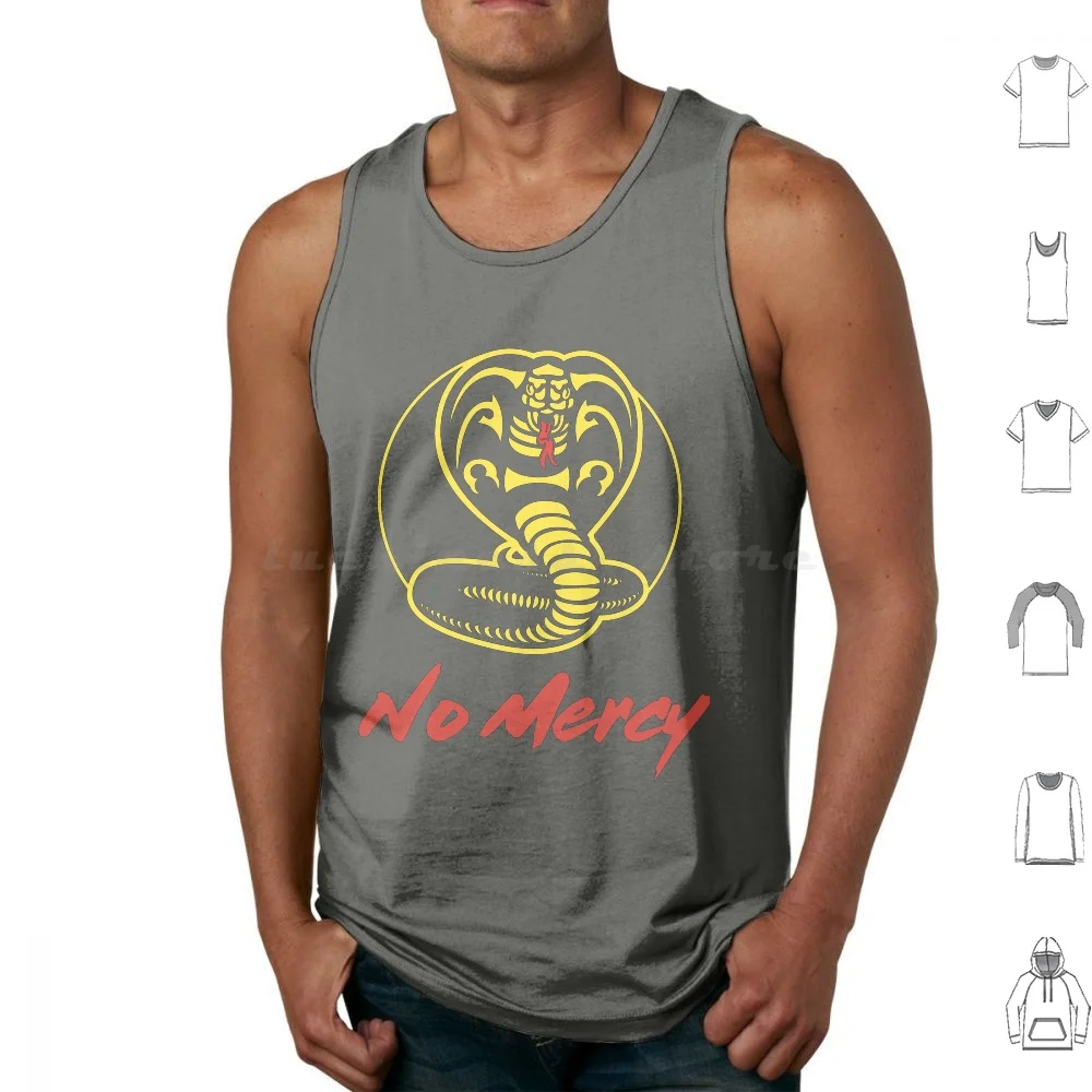 

Kai No-Yellow Version Tank Tops Print Cotton No Kai Johnny Lawrence Strike First Strike Hard No Strike First Miyagi