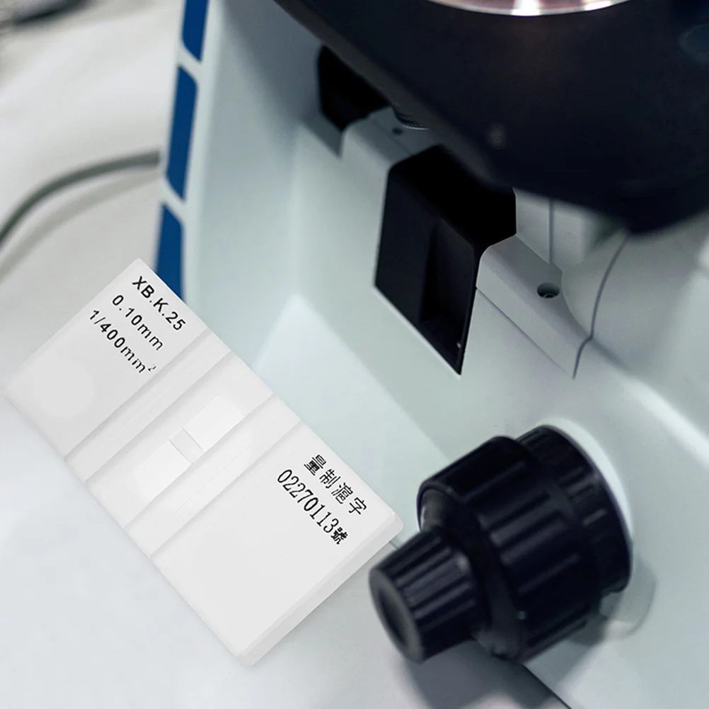 

2 Pcs Glass Cell Counting Board Small Multi-function Chamber Convenient Hemocytometer