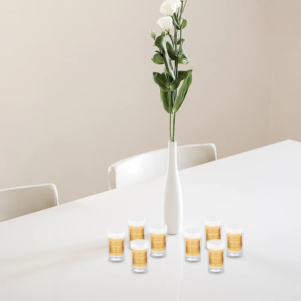 20pcs Plastic Coin Box Clear Transparent Holder For Coin Collection Storage Case Organizer Container Capsule Accessory