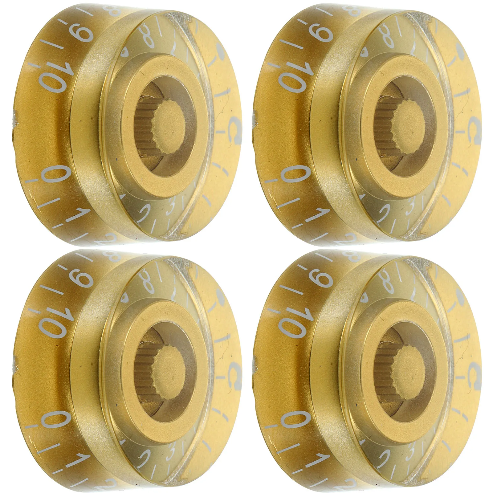 

4pcs Acrylic Electric Guitar Volume Knobs Tone Control Caps Old Fashioned Tuning Buttons For Guitars Bass Accessories