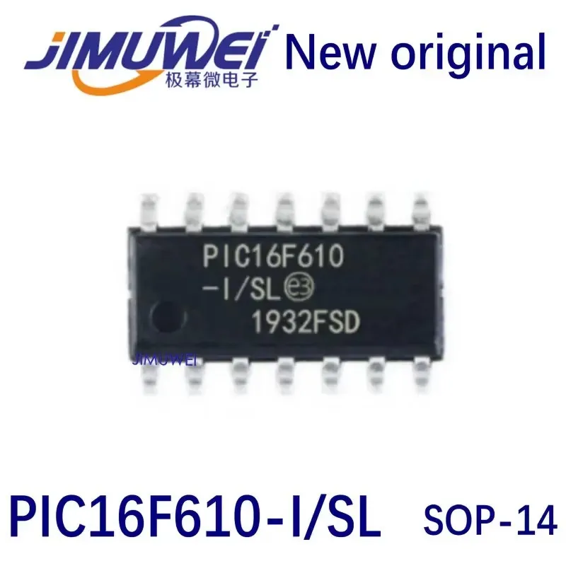 PIC16F610-I/SL SOP-14 Surface mounted 8-bit microcontroller 100%New and Original