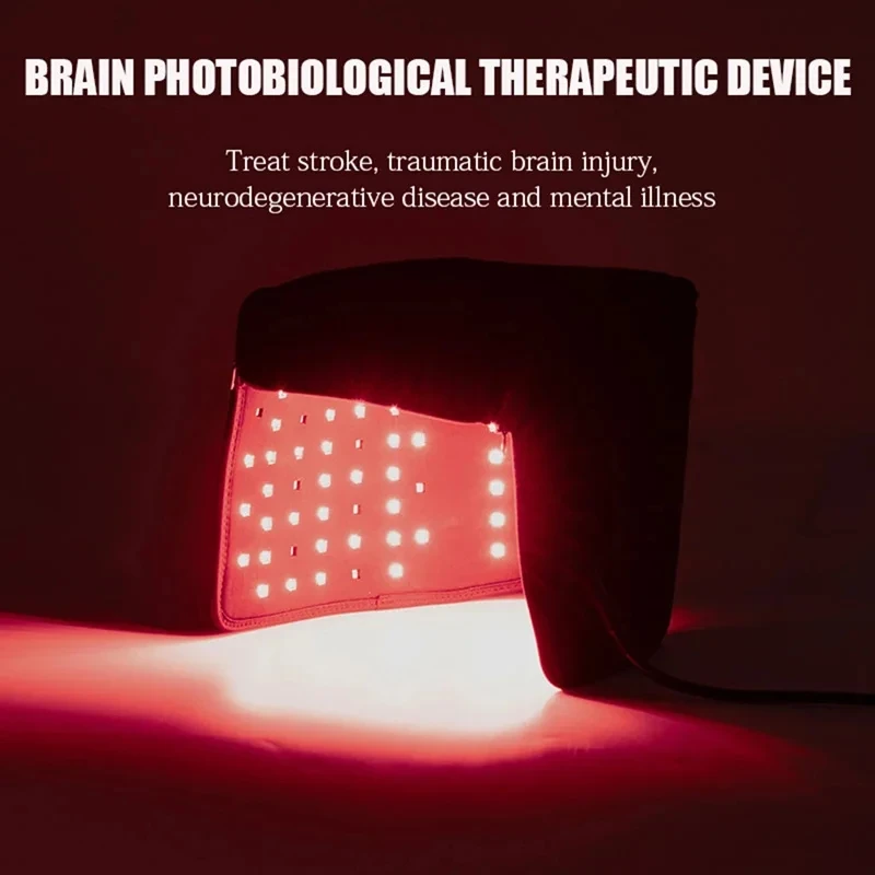 Led Red Light Therapy Cap 660nm 850nm Near-Infrared Light Treatment Cap Hair Growth Cap Therapy Hair Loss seborroic Alopecia