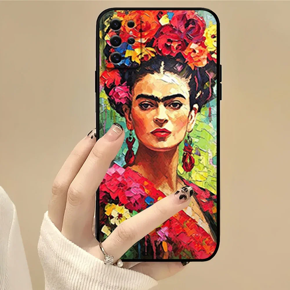 Fashion F-Frida K-KahlosS Phone Case For Samsung S22 S23 A73 A72 A71 A54 A53 E ULTRA Color Soft Shell