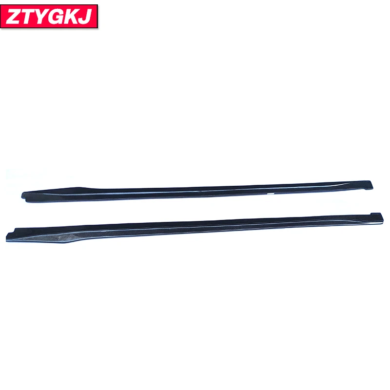 OS Style High Quality Carbon Fiber Side Extension Skirt Lips For BMW 4 Series F32 F33 F36 Tuning 2014-2020