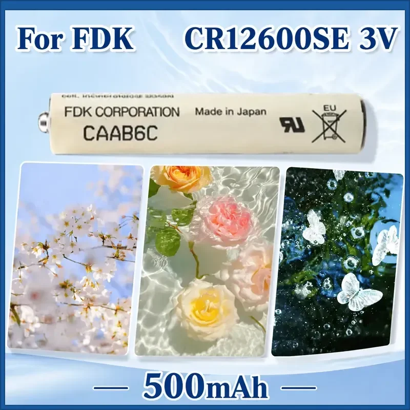 Suitable for FDK CR12600SE 3V Instrument Equipment Industrial Control PLC Lithium Battery Pack Can Be Processed with Plug