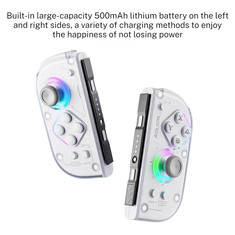 Nuovo J20 BT JoyCon Gamepad Switch/Lite/Oled Joypad Illuminazione RGB Controller di gioco Compatibile PC Android IOS Accessori da gioco
