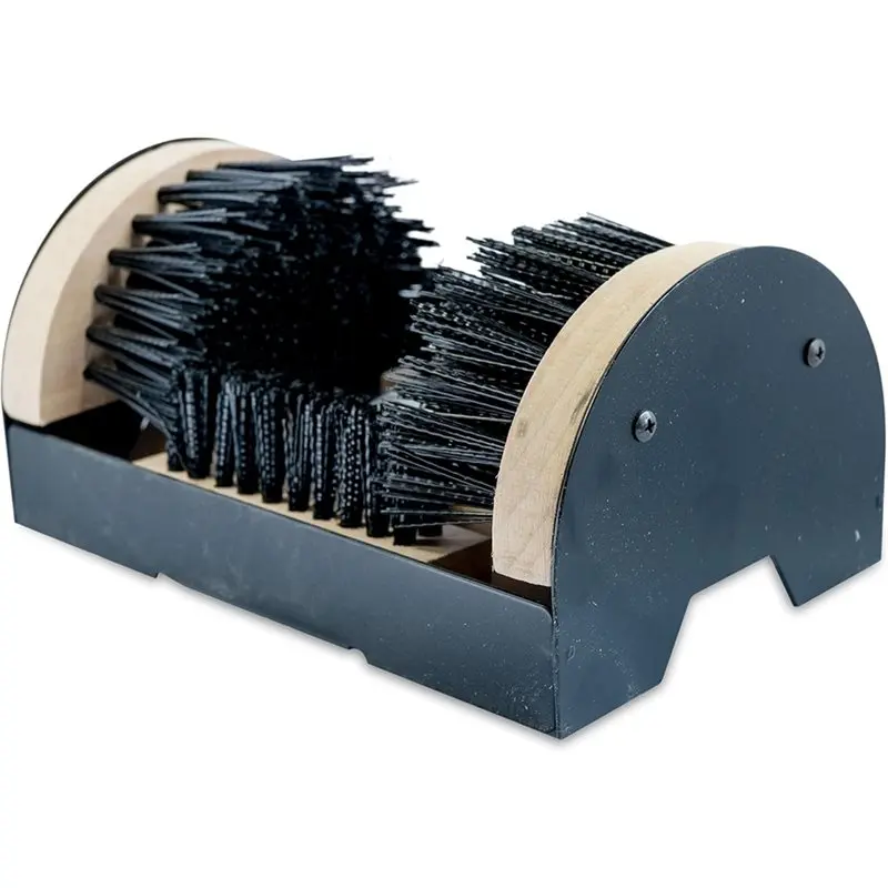 M12K-Boot Scrubber Cleaner Shoe Brush - Mountable Boot Scrubber Buffer For Boots,Shoes,Sneakers - Indoor/Outdoor Boot Scraper