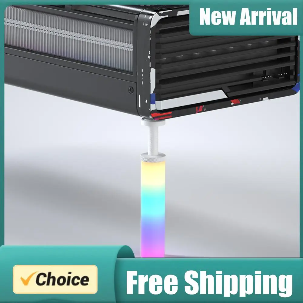 

Держатель для видеокарты 5V 3Pin ARGB, регулируемый телескопический, с вращающимся магнитным основанием из алюминиевого сплава, аксессуар для настольного ПК