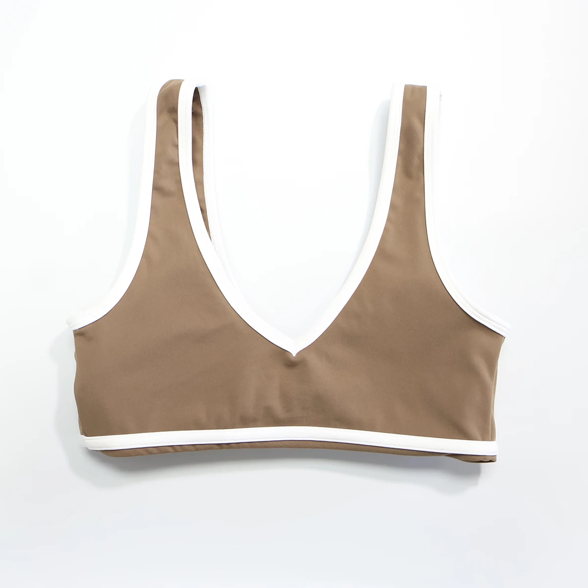 Neuer Sommer Damen V-Ausschnitt Yoga-BH Stoßfester Fitness-Sport-BH für Laufen Outdoor Casual Eng Anliegender Damen-BH – Detail 14