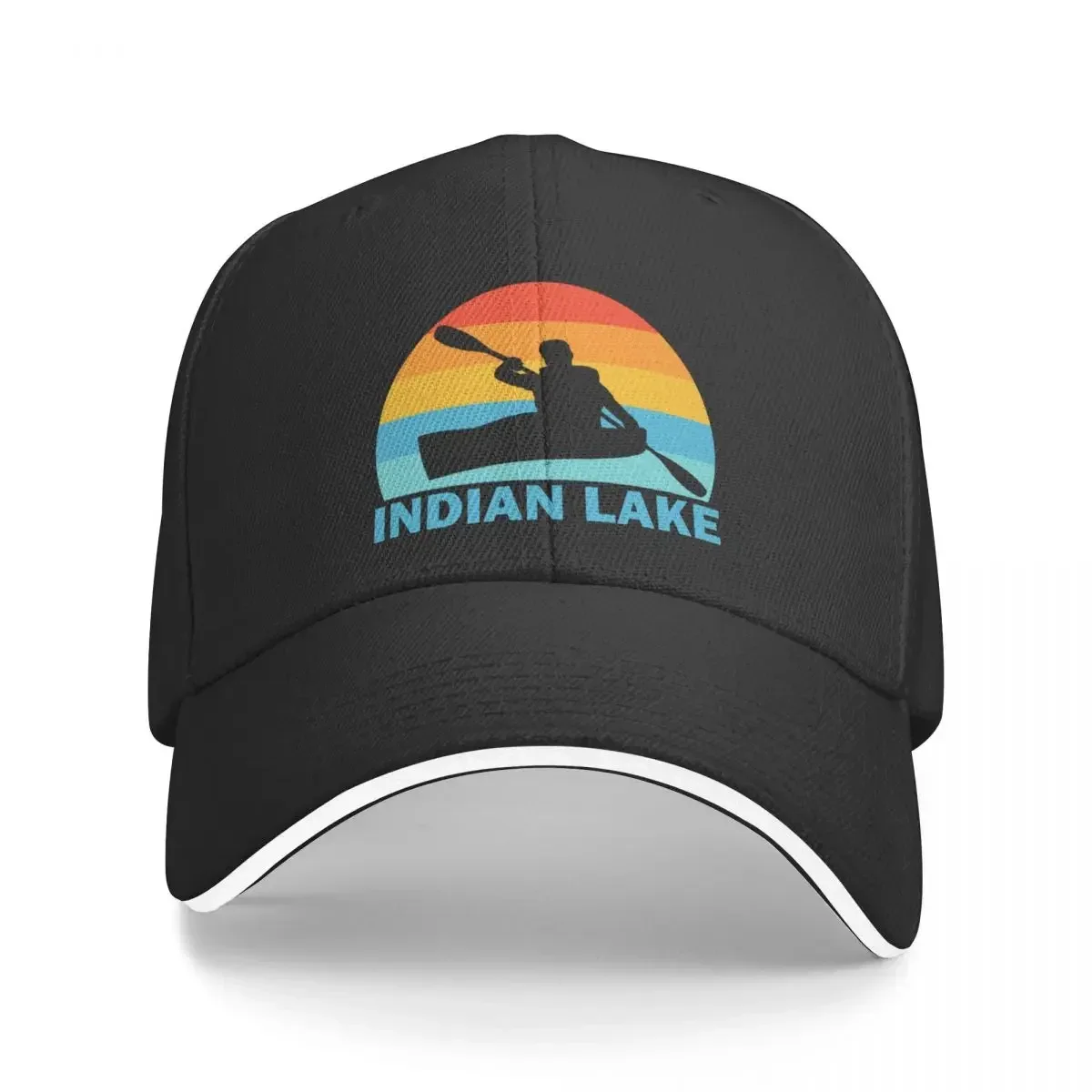 Indian Lake New York Kayak Baseball Cap tea Hat Luxury Cap Trucker Hat Men's Women's