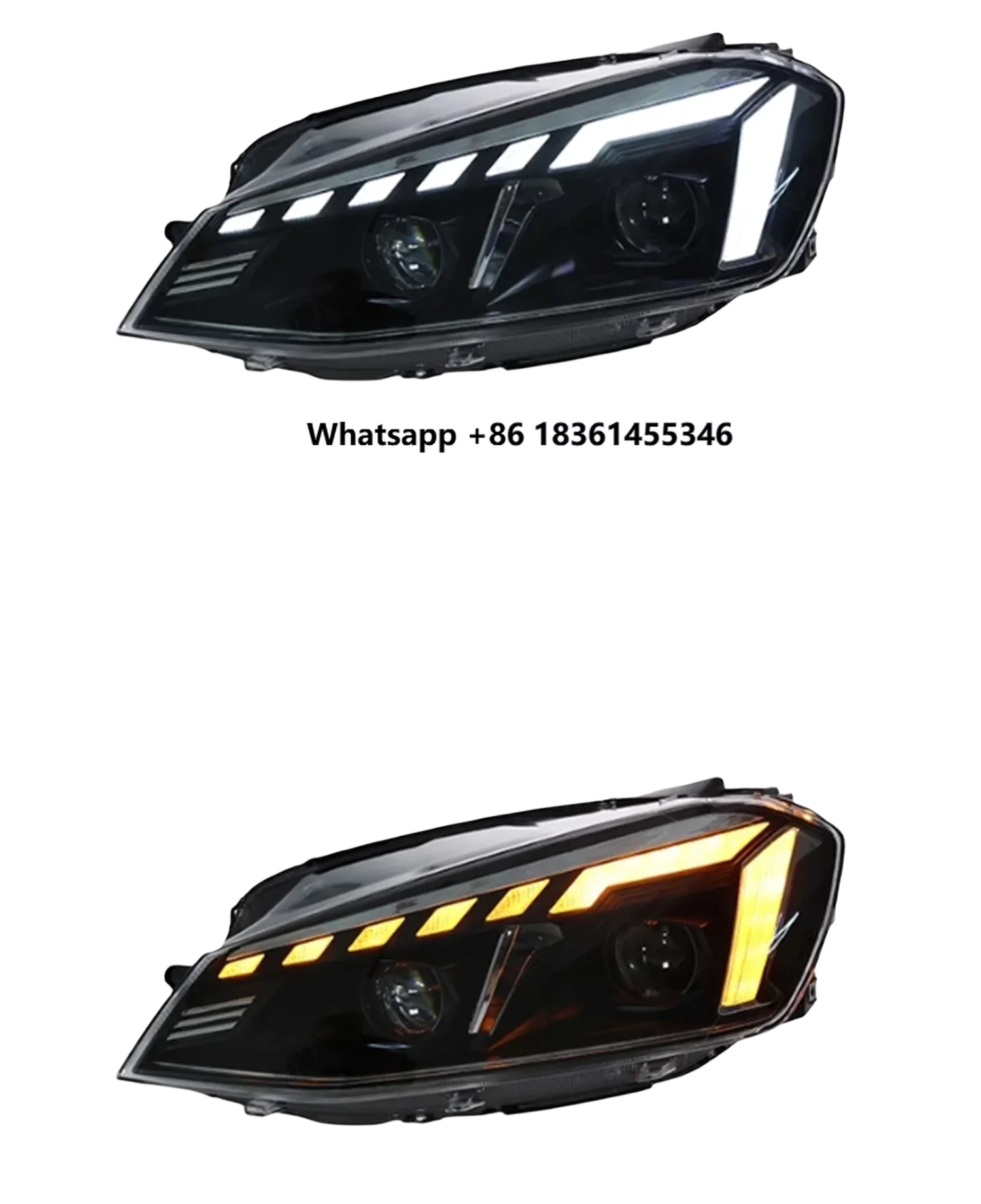 

Car headlamp Headlight Head Lamp DRL Daytime Running Light for golf 7 Turn Signal